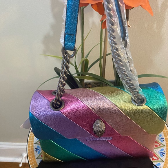 Kurt Geiger Handbags - Kurt Geiger Kensington Leather Convertible Shoulder Bag